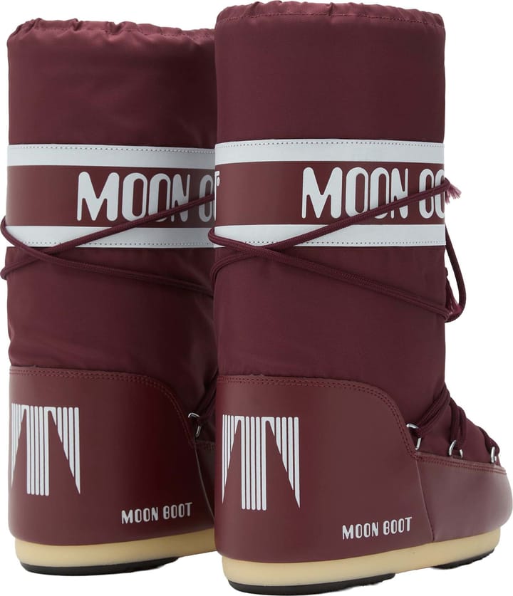 Moon Boot Unisex Icon Nylon Burgundy Moon Boot