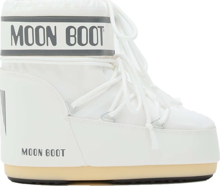 Moon Boot Unisex Icon Low Nylon White Mono Moon Boot