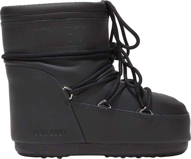 Moon Boot Unisex Icon Low Rubber Black