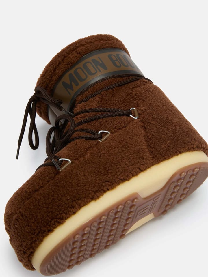Moon Boot Icon Low Fleece Brown Moon Boot