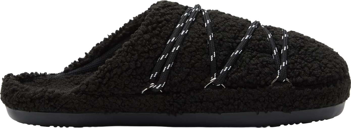 Moon Boot Teddy Slipper Black