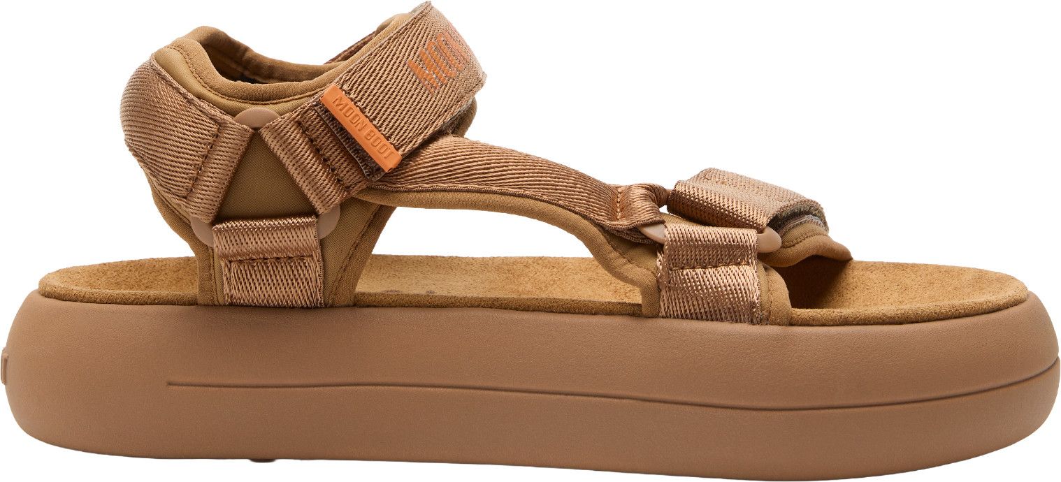 Moon Boot Unisex Super Sandal Cognac