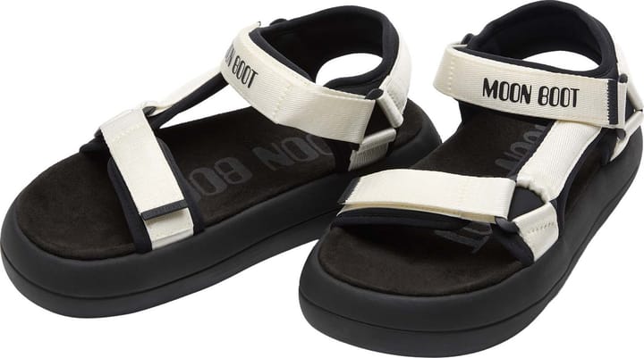 Moon Boot Unisex Super Sandal Black/white Moon Boot