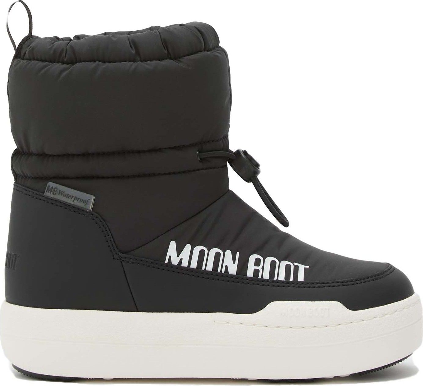 Moon Boot Juniors' Park Tube Mid Waterproof Black