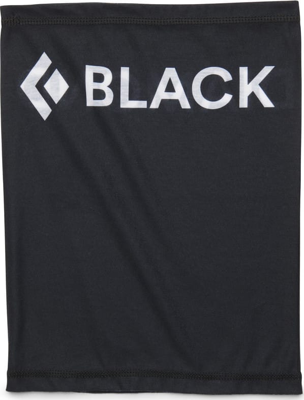 Black Diamond BD Neck Gaiter Black Wordmark Black Diamond