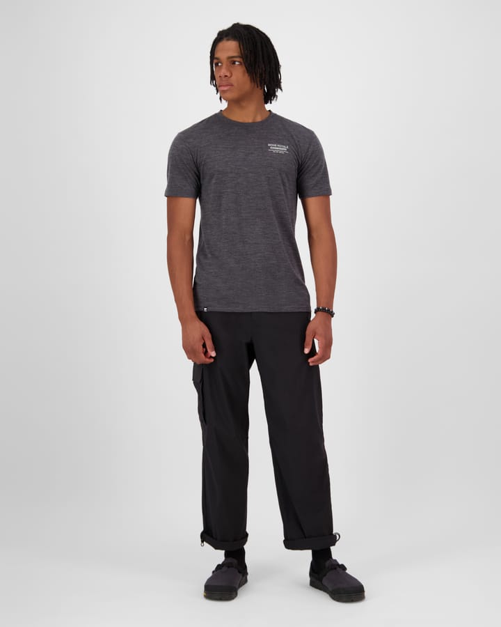 Mons Royale Men's Zephyr Merino Tencel T-Shirt Smoke Mons Royale