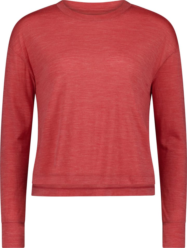 Mons Royale Women's Zephyr Merino Tencel Boxy Long Sleeve Watermelon Mons Royale