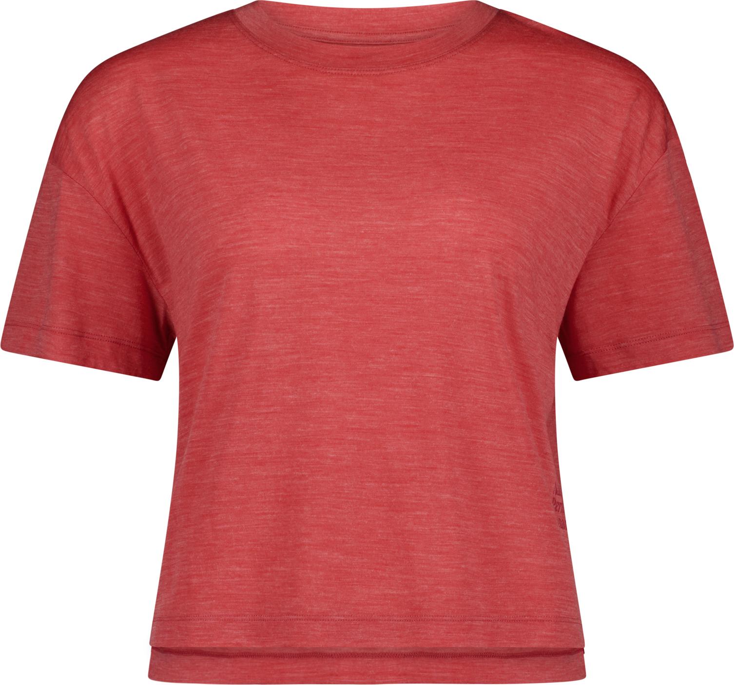 Mons Royale Women's Zephyr Merino Tencel™ Boxy T-Shirt Watermelon T-shirts L