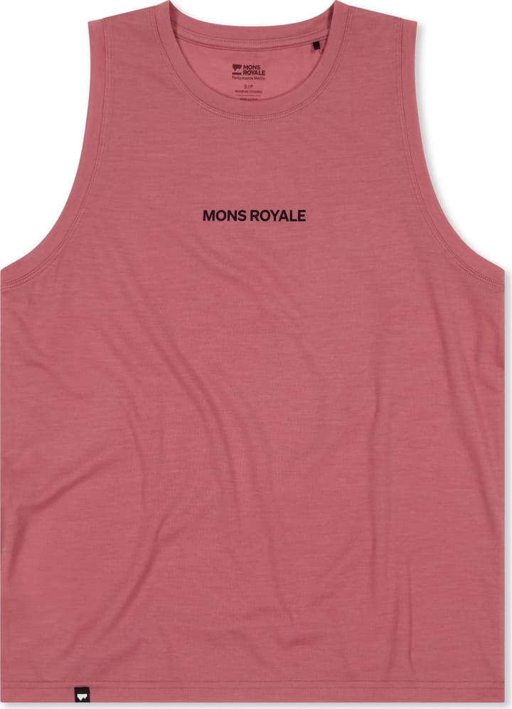 Mons Royale Women's Icon Merino Tank Canyon Rose Mons Royale