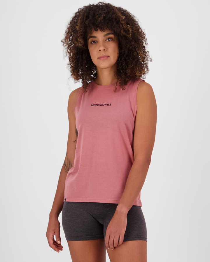 Mons Royale Women's Icon Merino Tank Canyon Rose Mons Royale
