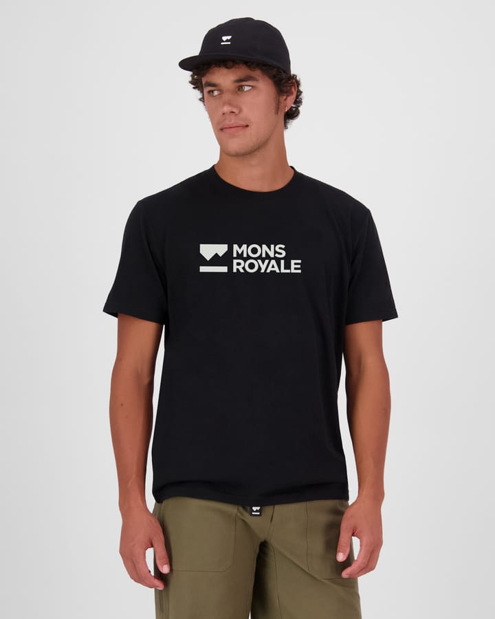 Mons Royale Men's Icon Merino T-Shirt Black Mons Royale