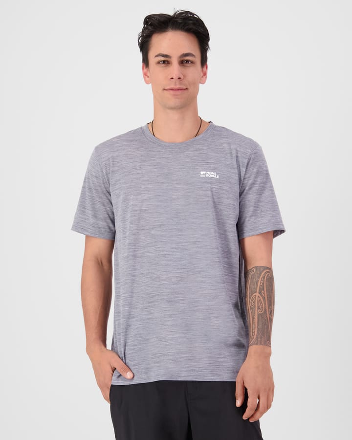 Mons Royale Men's Icon Merino T-Shirt Grey Heather Mons Royale