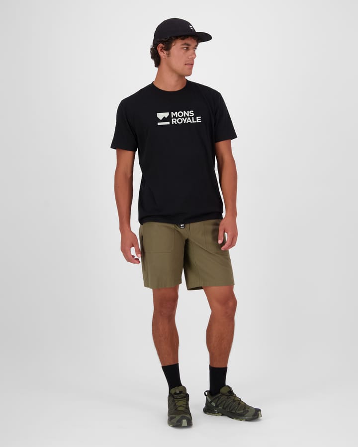 Mons Royale Men's Icon Merino T-Shirt Black Mons Royale