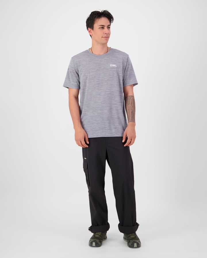 Mons Royale Men's Icon Merino T-Shirt Grey Heather Mons Royale