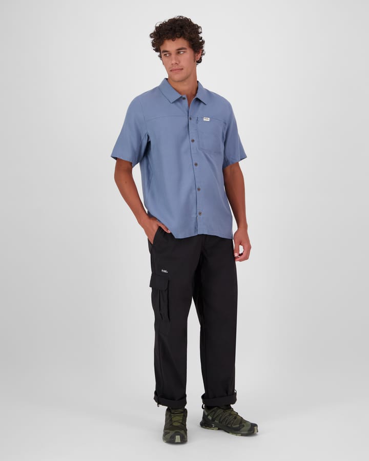 Mons Royale Men's At Merino Short Sleeve Shirt Horizon Blue Mons Royale