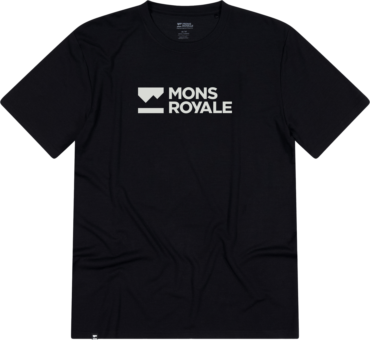 Mons Royale Men's Icon Merino T-Shirt Black