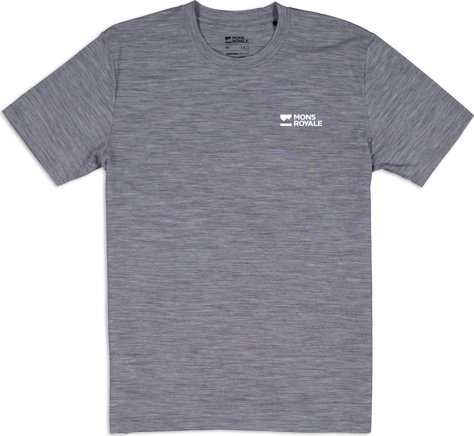 Mons Royale Men's Icon Merino T-Shirt Grey Heather