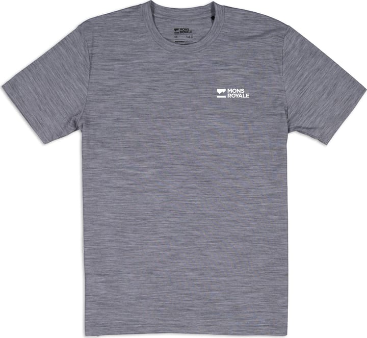 Mons Royale Men's Icon Merino T-Shirt Grey Heather Mons Royale