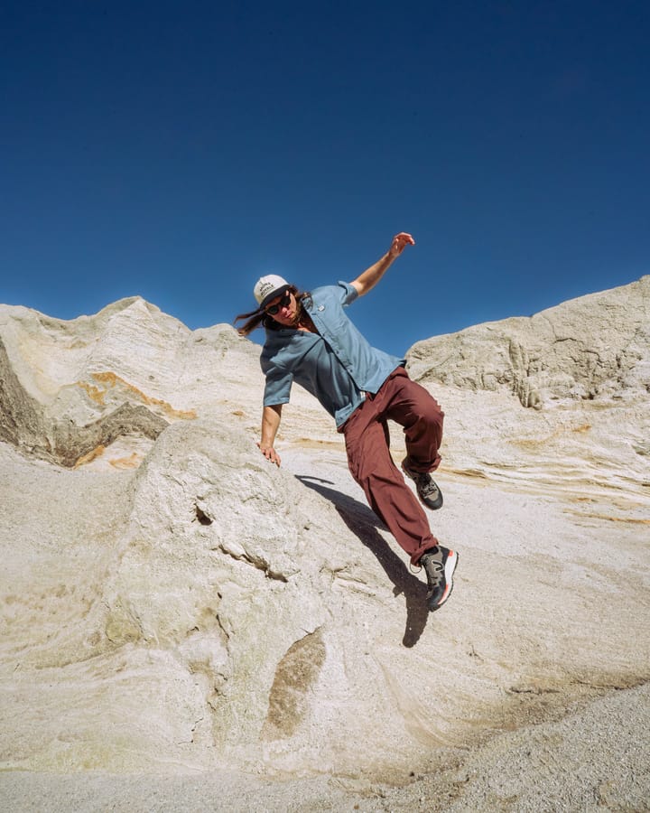 Mons Royale Men's At Merino Short Sleeve Shirt Horizon Blue Mons Royale