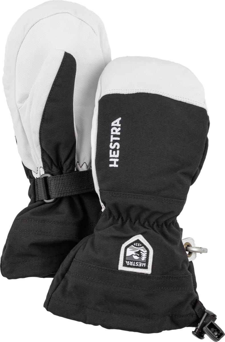 Hestra Army Leather Heli Ski Jr. - Mitt Svart