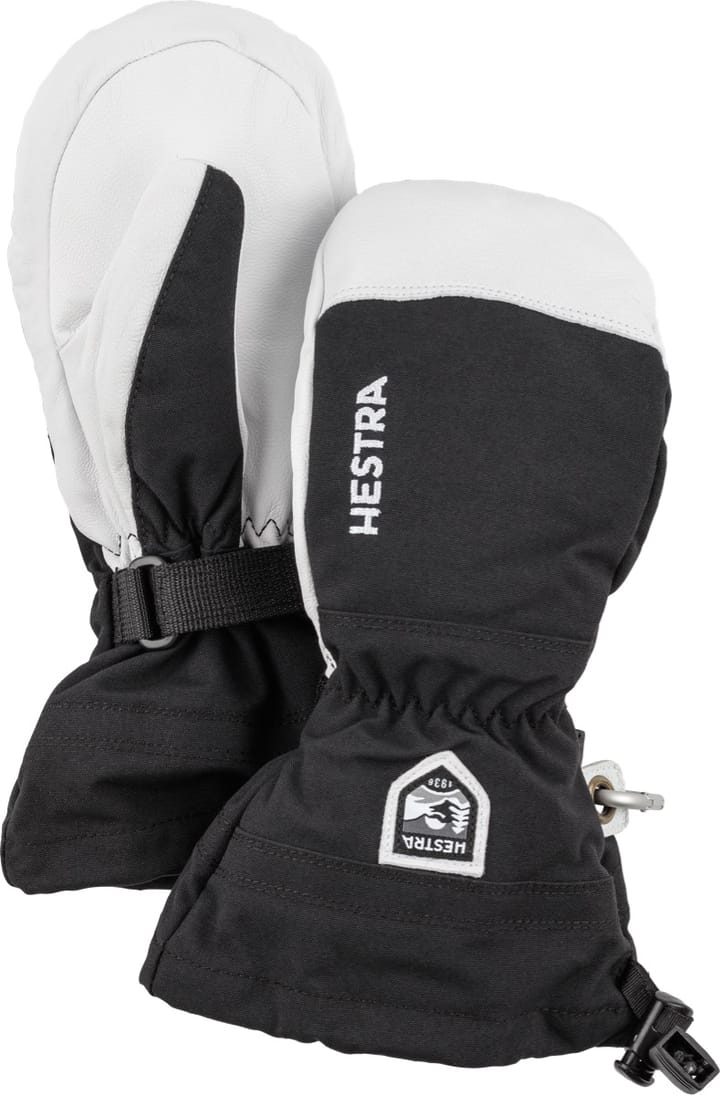 Hestra Army Leather Heli Ski Jr. - Mitt Svart Hestra