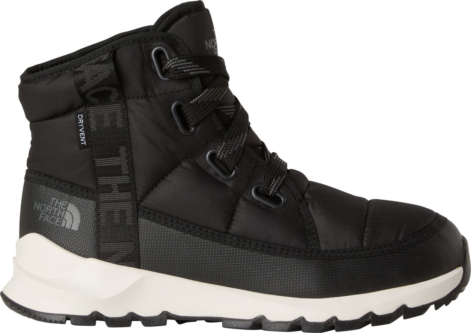 The North Face Women's ThermoBall Lace Up Luxe Waterproof TNF Black/Asphalt Grey