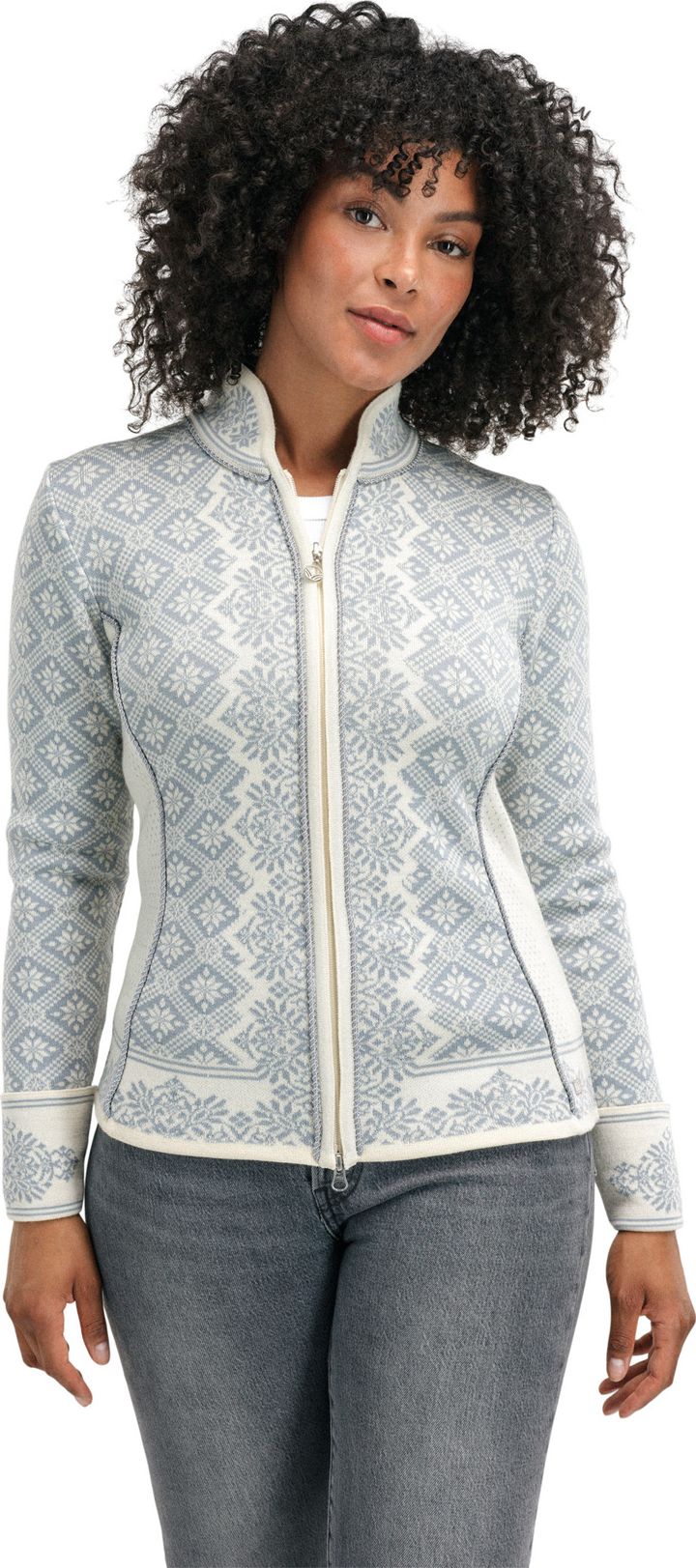 Dale of Norway Women's Christiania Jacket Offwhite/Metal Grey Dale of Norway