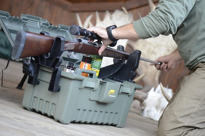 Plano 178100 Shooters Cs Xl W Gun Rest Green Plano