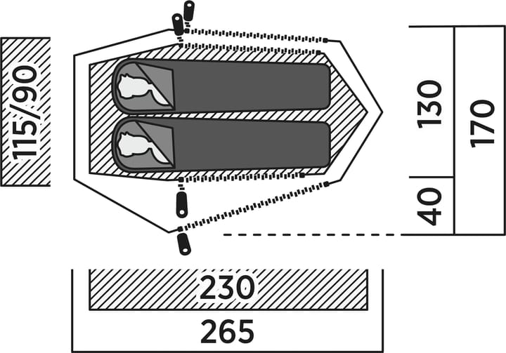 Easy Camp Sarek 2 Dark Green Easy Camp
