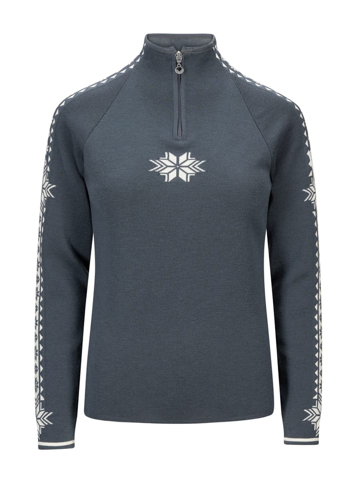 Dale of Norway Women's Geilo Sweater Steel Offwhite Dale of Norway