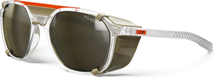 Julbo Slack Cover Spectron 3 Polarized Shiny Crystal / Camel - Silver Flash Julbo