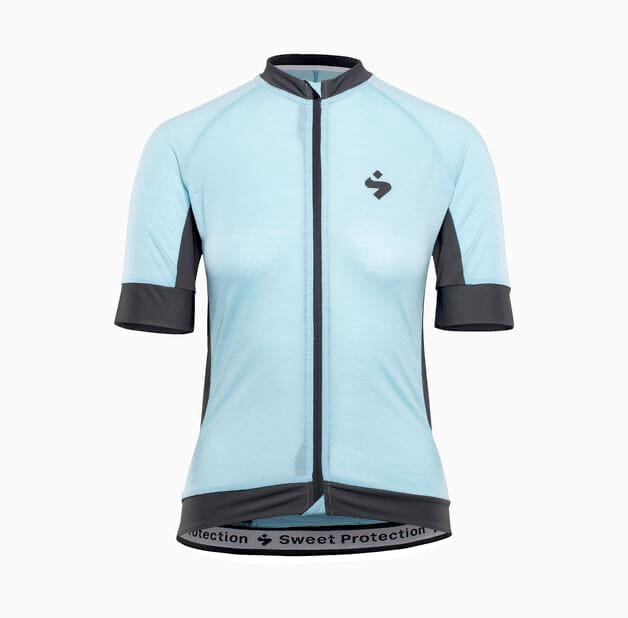 Sweet Protection Crossfire Merino SS Jersey W Glacier Blue Sweet Protection