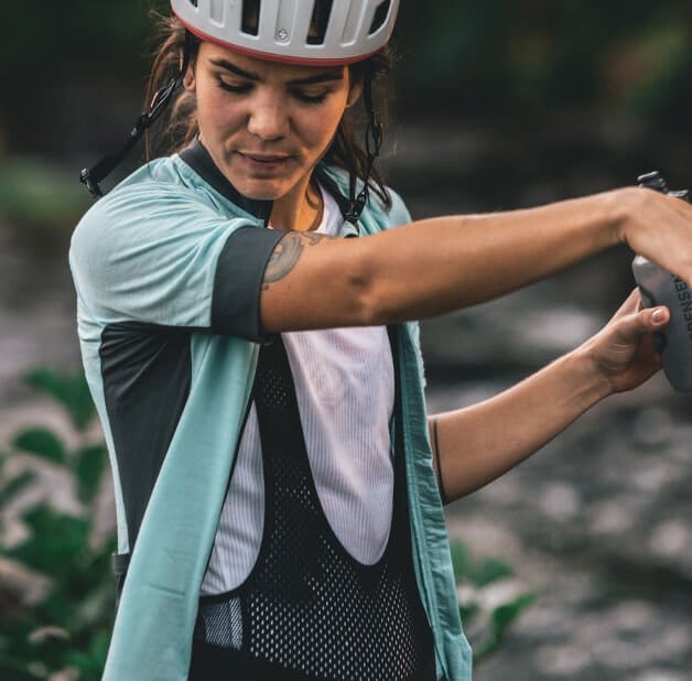 Sweet Protection Crossfire Merino SS Jersey W Glacier Blue Sweet Protection