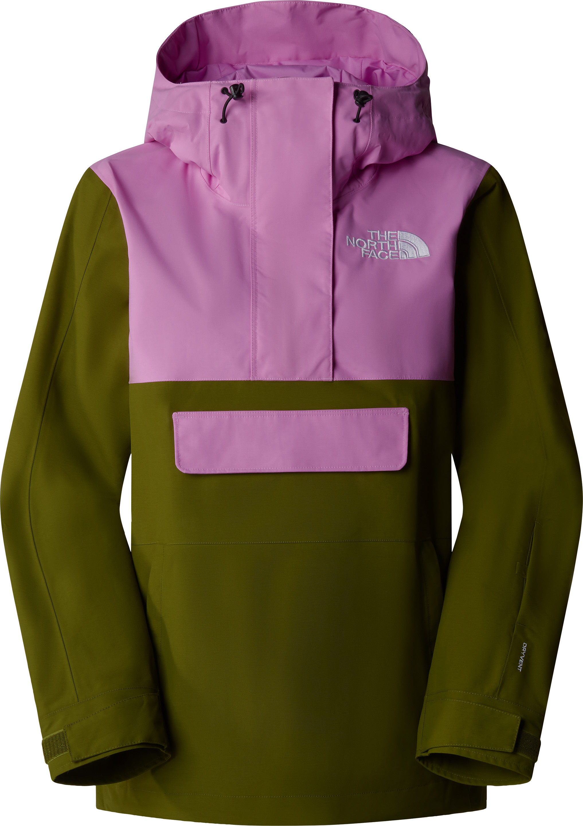 The North Face Women's Driftview Anorak Forest Olive/Dragonfruit Ovadderade skidjackor S