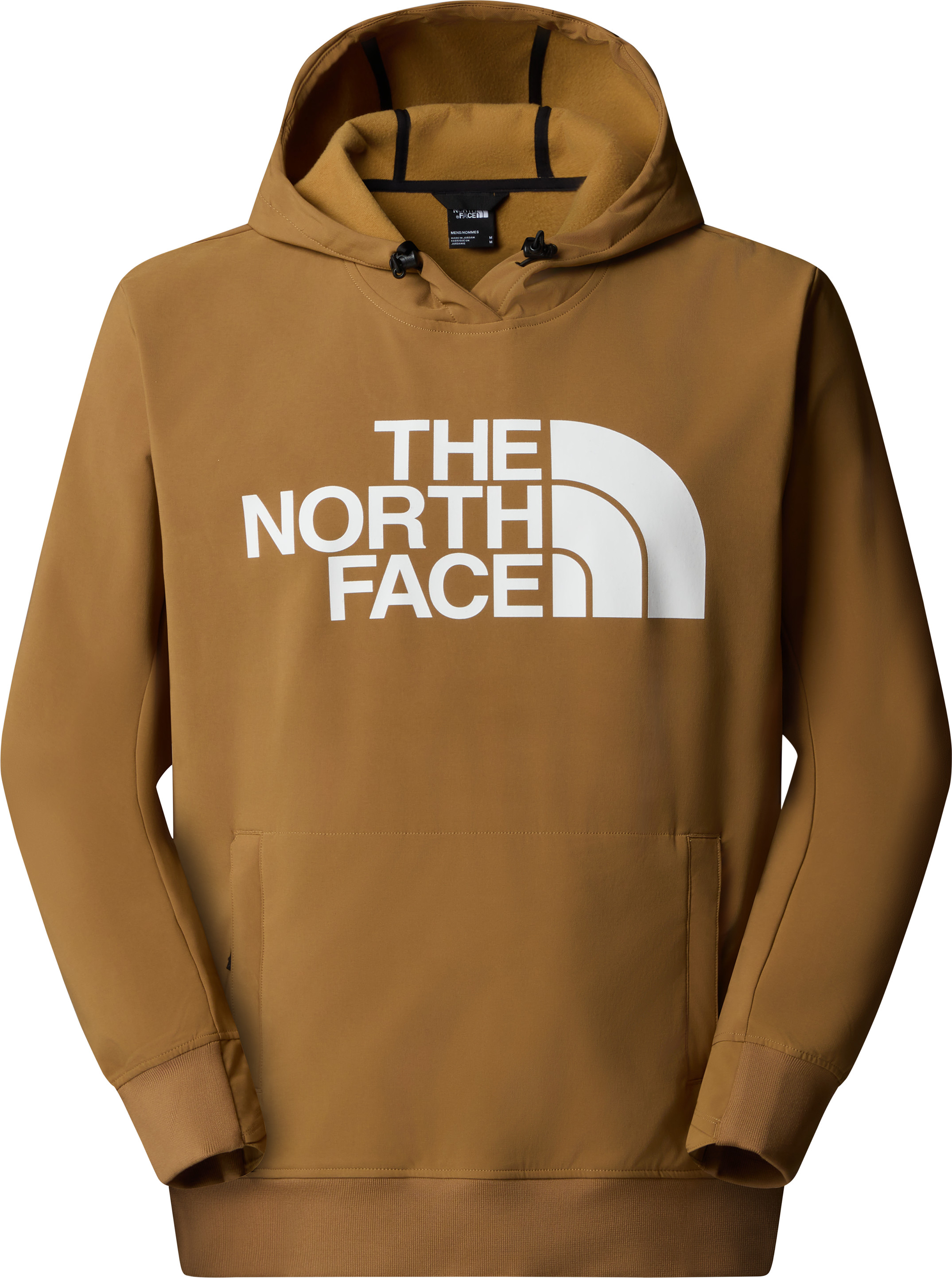 The North Face Men's Tekno Logo Hoodie  Utility Brown Langermede treningstrøyer M