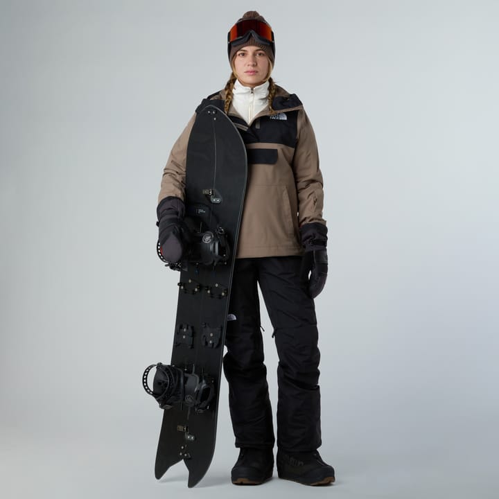 The North Face Women's Driftview Anorak Mocha Brown/TNF Black The North Face