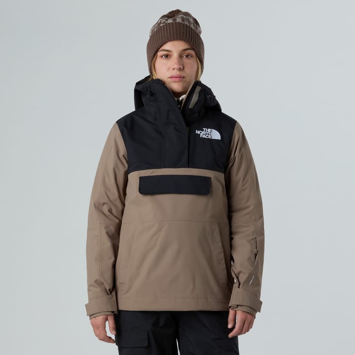The North Face Women's Driftview Anorak Mocha Brown/TNF Black The North Face