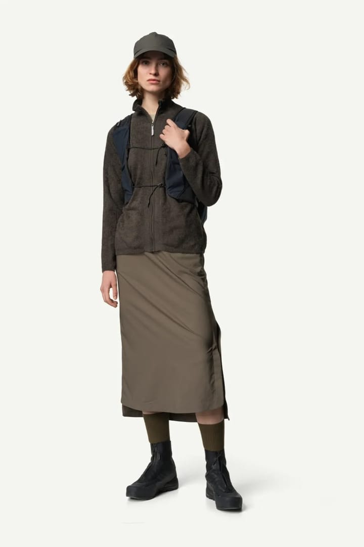 Houdini W's Lykan Full Zip Green Illusion Houdini Sportswear