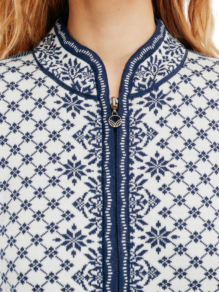 Dale of Norway Women's Solfrid Jacket Offwhite/Navy/Ice Blue Dale of Norway Dale of Norway Women's Solfrid Jacket Offwhite/Navy/Ice Blue Dale of Norway
