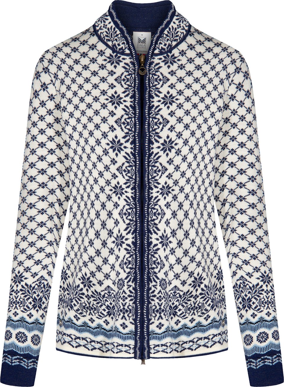 Women's Solfrid Jacket Off White Black Schiefer Grau