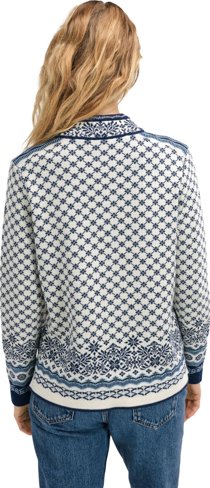 Dale of Norway Women's Solfrid Jacket Offwhite/Navy/Ice Blue Dale of Norway