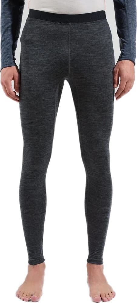 Odlo Men's Performance Wool 150 Base Layer Bottom Dark Grey Melange Odlo