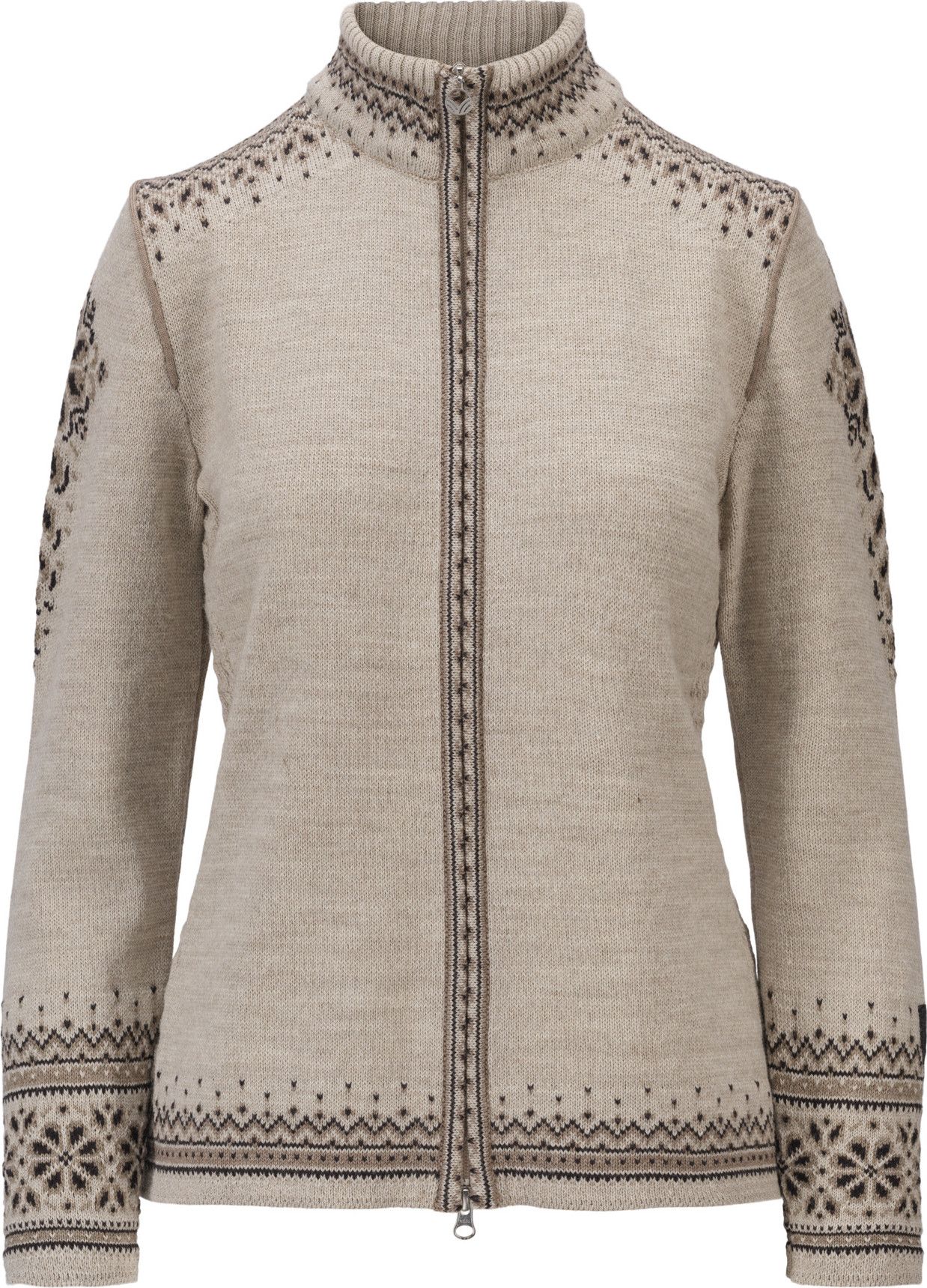 Dale of Norway Women's 140th Anniversary Jacket Sand/Coffee/Mountain Stone