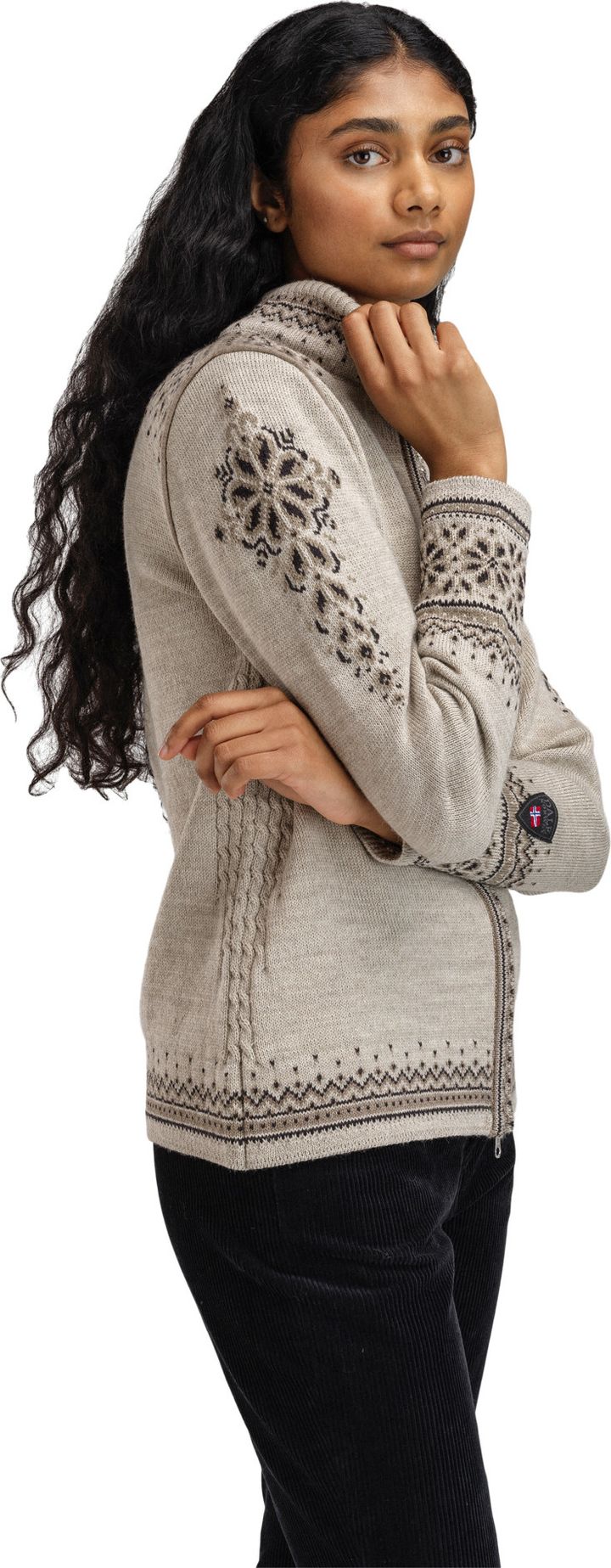 Dale of Norway Women's 140th Anniversary Jacket Sand/Coffee/Mountain Stone Dale of Norway