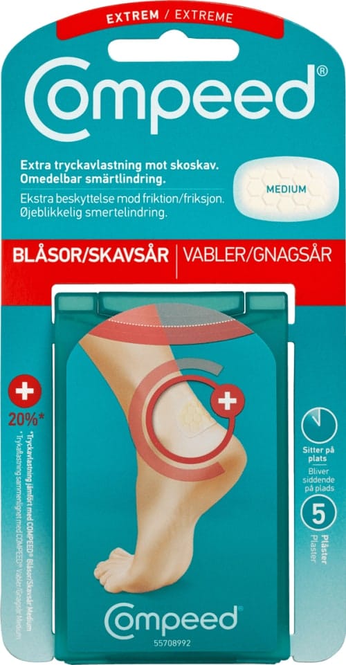 Compeed Sport Gnagsårplaster Hæl Compeed Compeed Sport Gnagsårplaster Hæl Compeed