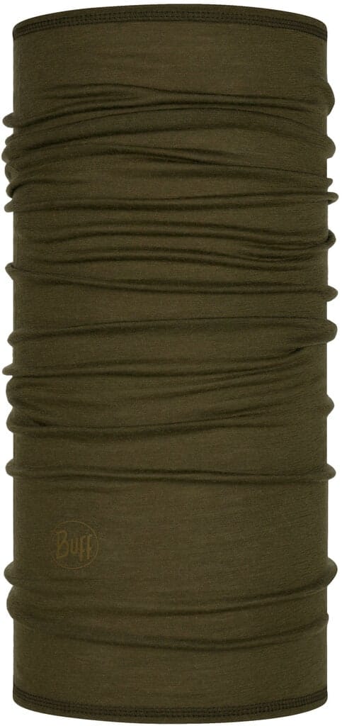 Buff Hals Lightweight Merino Wool Solid Bark Buff Hals Lightweight Merino Wool Solid Bark