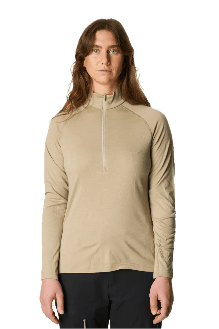 Houdini W'S Puremerino Half Zip Powder Green Houdini Sportswear