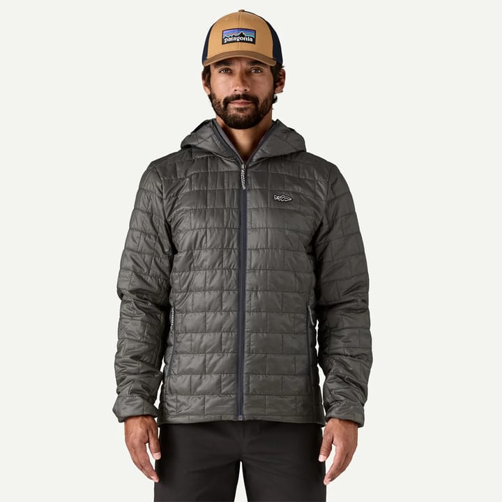 Patagonia M'S Nano Puff Fitz Roy Trout Hoody Forge Grey Patagonia