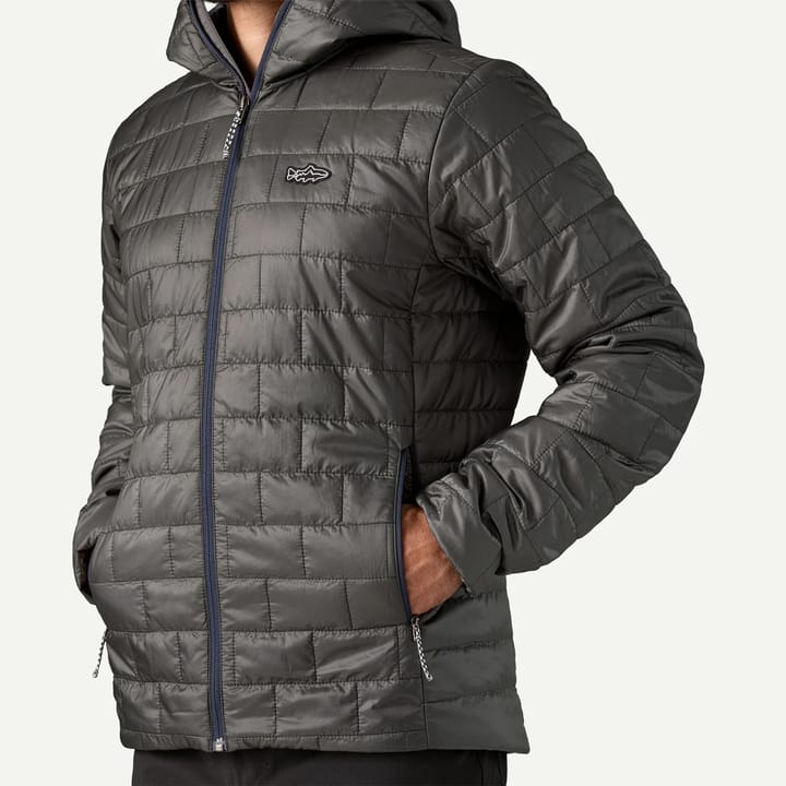 Patagonia M'S Nano Puff Fitz Roy Trout Hoody Forge Grey Patagonia