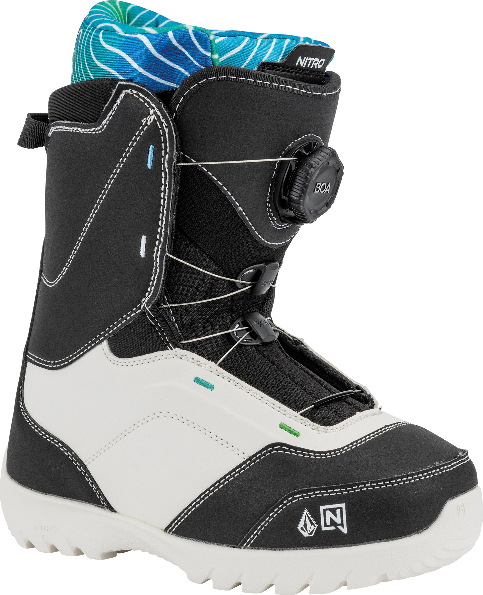 Nitro Youth Droid BOA Boots X Volcom Laskettelumonot EU 36 2/3